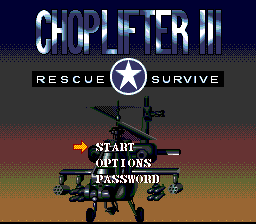 Choplifter III: Rescue Survive