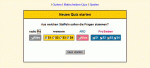 Das Mattscheiben-Quiz