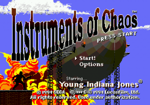 Instruments of Chaos Starring Young Indiana Jones