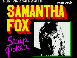 Samantha Fox Strip Poker