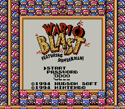 Wario Blast: Featuring Bomberman!